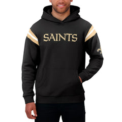 New Orleans Saints Darius Rucker Collection Football Washed Pullover Hoodie Black | Fanatics