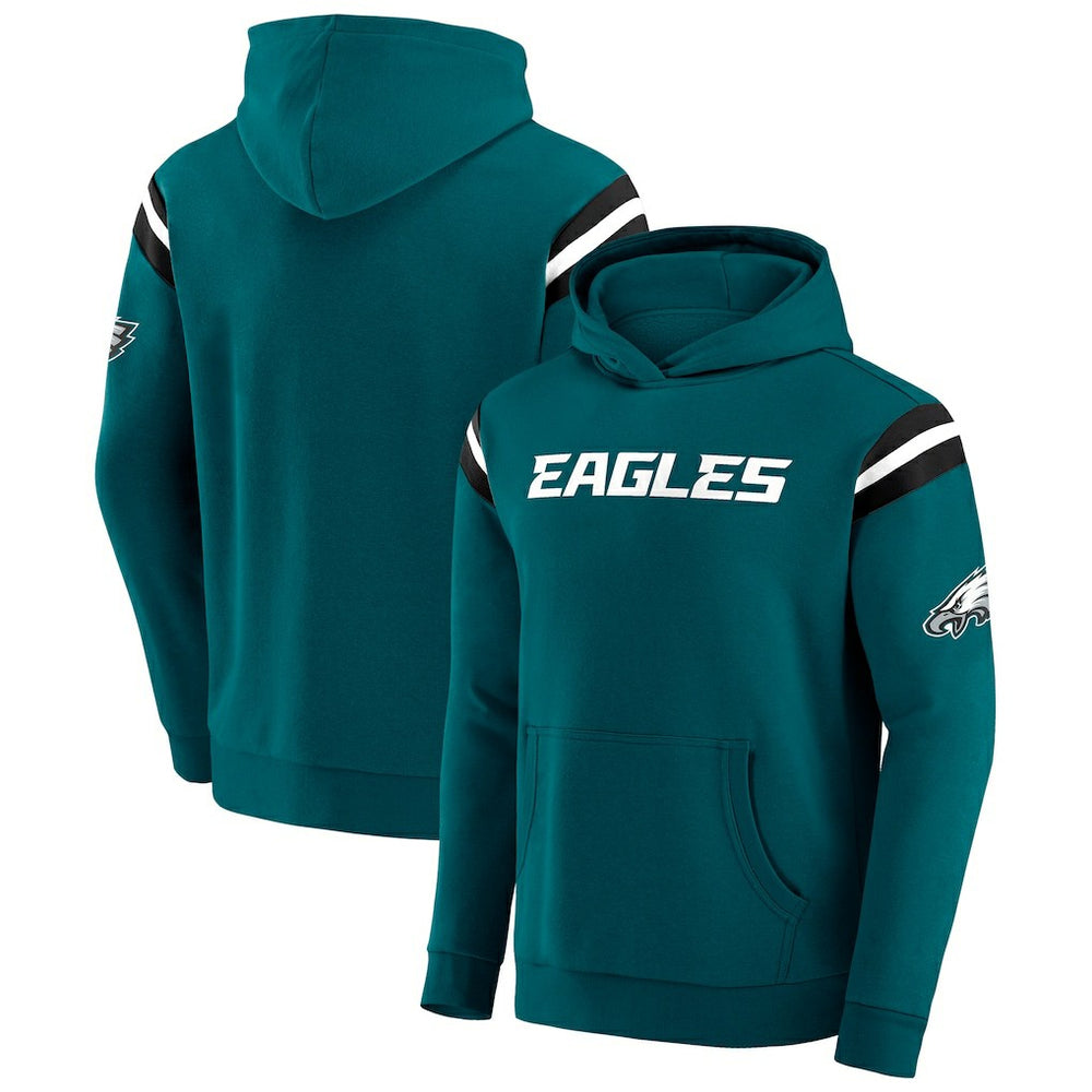 Philadelphia Eagles Darius Rucker Collection Football Washed Pullover Hoodie Green | Fanatics