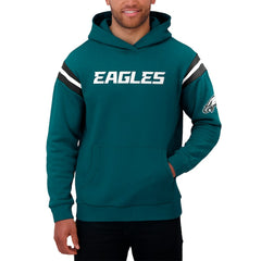 Philadelphia Eagles Darius Rucker Collection Football Washed Pullover Hoodie Green | Fanatics
