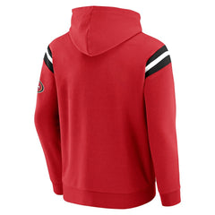 San Francisco 49ers Darius Rucker Collection Football Washed Pullover Hoodie Scarlet | Fanatics