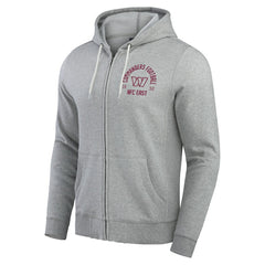 Washington Commanders Darius Rucker Collection Vintage Stripe Full-Zip Hoodie Heather Gray | Fanatics