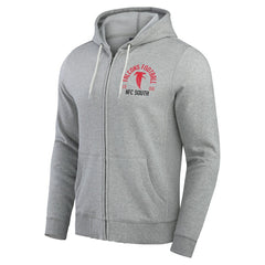 Atlanta Falcons Darius Rucker Collection Vintage Stripe Full-Zip Hoodie Heather Gray | NFL