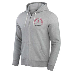 Arizona Cardinals Darius Rucker Collection Vintage Stripe Full-Zip Hoodie Heather Gray | Fanatics
