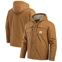 New Orleans Saints Darius Rucker Collection Canvas Full-Zip Hoodie Jacket Tan | Fanatics