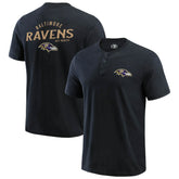 Baltimore Ravens Darius Rucker Collection Washed Henley T-Shirt Black | Fanatics