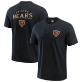 Chicago Bears Darius Rucker Collection Washed Henley T-Shirt Black | Fanatics