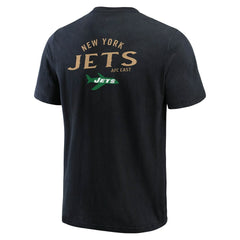 New York Jets Darius Rucker Collection Washed Henley T-Shirt Black | Fanatics