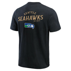 Seattle Seahawks Darius Rucker Collection Washed Henley T-Shirt Black | Fanatics