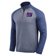 New York Giants Darius Rucker Collection Tonal Quarter-Zip Jacket Blue | Fanatics