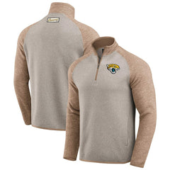 Jacksonville Jaguars Darius Rucker Collection Tonal Quarter-Zip Jacket Tan | Fanatics