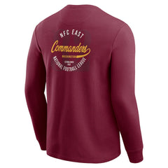 Washington Commanders Darius Rucker Collection Washed Waffle-Knit Long Sleeve T-Shirt Burgundy | Fanatics