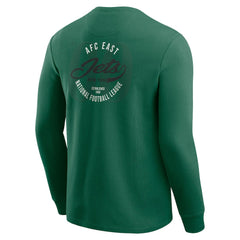 New York Jets Darius Rucker Collection Washed Waffle-Knit Long Sleeve T-Shirt Green | Fanatics