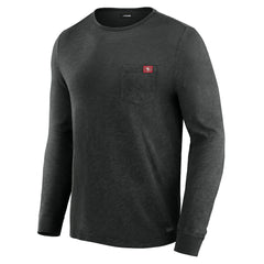 San Francisco 49ers J. Palmer In-The-Pocket Long Sleeve T-Shirt Black | NFL