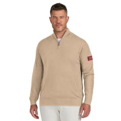 San Francisco 49ers J. Palmer Franchise Quarter-Zip Sweater Tan | NFL