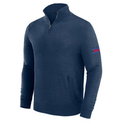 Buffalo Bills J. Palmer Franchise Quarter-Zip Sweater Navy | NFL