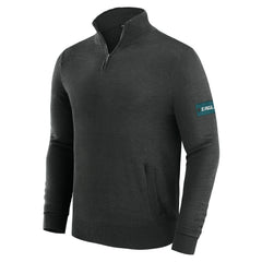 Philadelphia Eagles J. Palmer Franchise Quarter-Zip Sweater Black | NFL