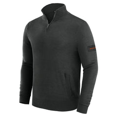 Cincinnati Bengals J. Palmer Franchise Quarter-Zip Sweater Black | NFL
