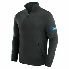 Detroit Lions J. Palmer Franchise Quarter-Zip Sweater Black | NFL