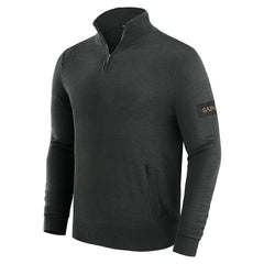 New Orleans Saints J. Palmer Franchise Quarter-Zip Sweater Black | NFL