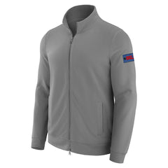 Buffalo Bills J. Palmer QB1 Full-Zip Sweatshirt Graphite | NFL