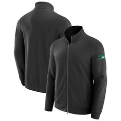 New York Jets J. Palmer QB1 Full-Zip Sweatshirt Black | NFL