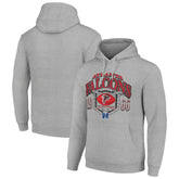 Atlanta Falcons Starter 80s Retro Pullover Hoodie Heather Gray | NFL