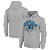 Carolina Panthers Starter 80s Retro Pullover Hoodie Heather Gray | NFL