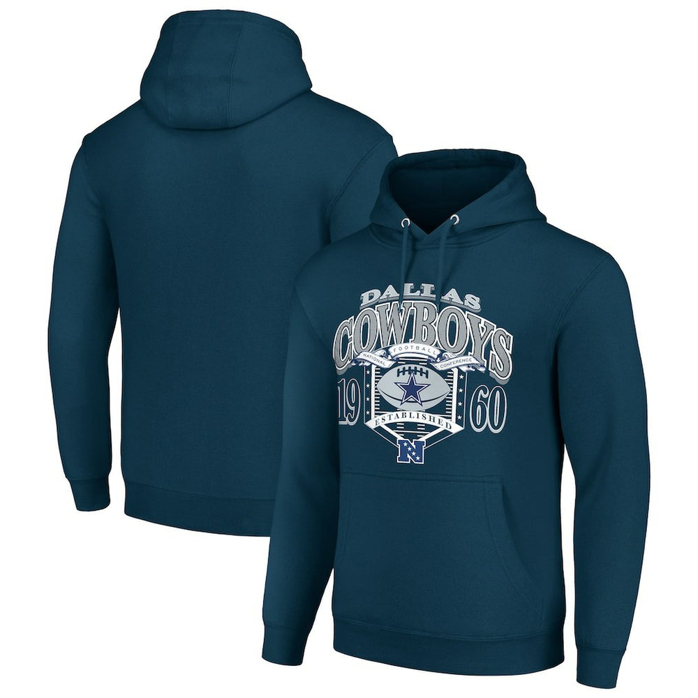 Dallas Cowboys Starter 80s Retro Pullover Hoodie Navy | NFL