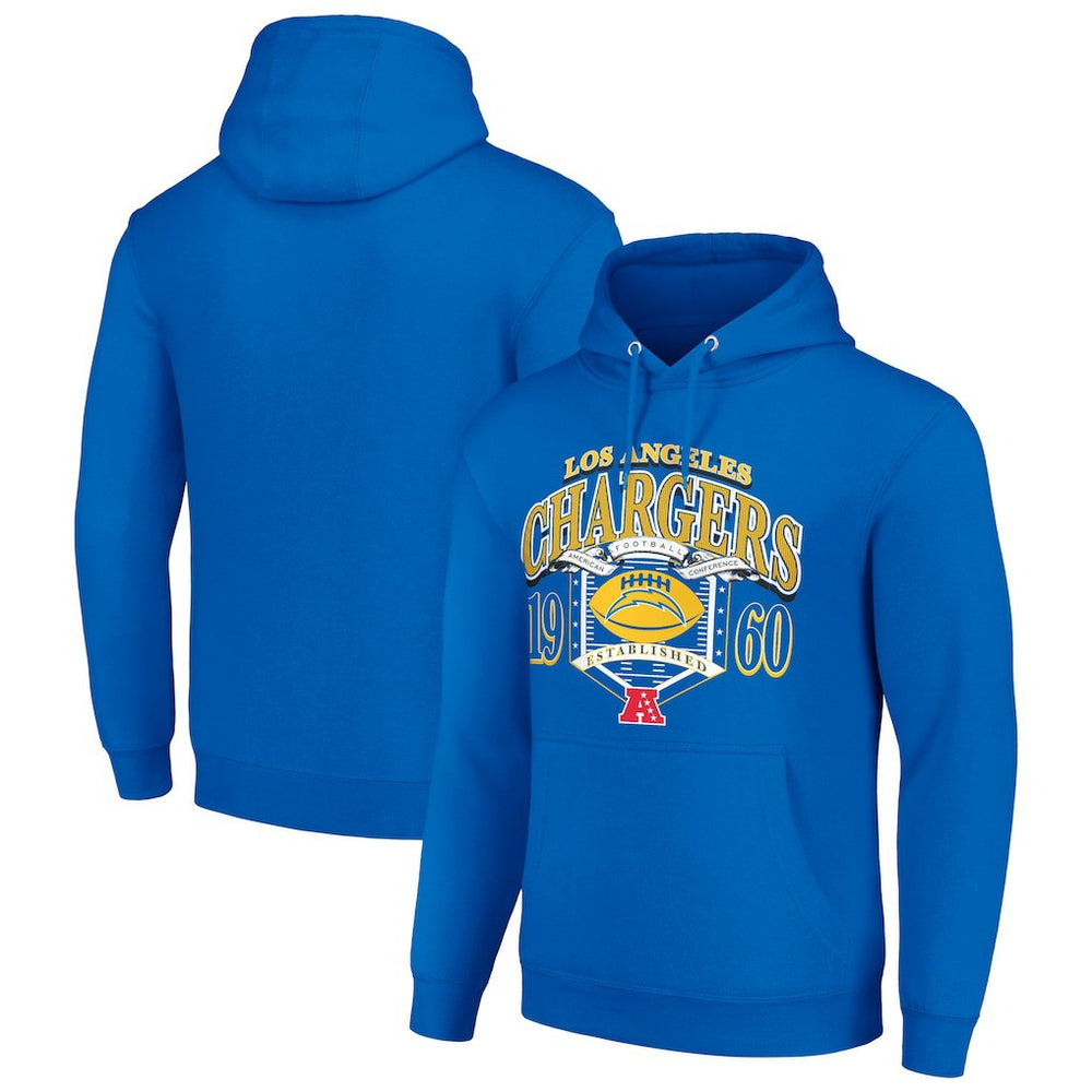 Los Angeles Chargers Starter 80s Retro Pullover Hoodie Royal | NFL