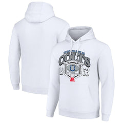 Indianapolis Colts Starter 80s Retro Pullover Hoodie White | NFL