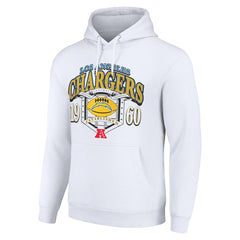 Los Angeles Chargers Starter 80s Retro Pullover Hoodie White | NFL