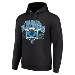 Carolina Panthers Starter 80s Retro Pullover Hoodie Black | NFL