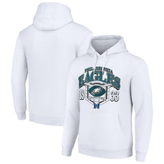 Philadelphia Eagles Starter 80s Retro Pullover Hoodie White | NFL