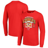 Kansas City Chiefs Starter Retro Long Sleeve Graphic T-Shirt Red | NFL