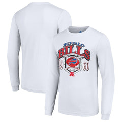 Buffalo Bills Starter Retro Long Sleeve Graphic T-Shirt White | NFL