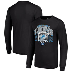 Detroit Lions Starter Retro Long Sleeve Graphic T-Shirt Black | NFL