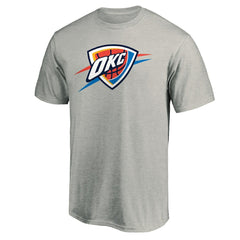Oklahoma City Thunder Primary Logo T-Shirt Heather Gray - NBA