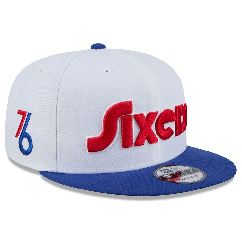 Philadelphia 76ers 2024/25 City Edition 9FIFTY Snapback Hat White - NBA