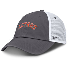 Houston Astros Nike Wordmark Club Adjustable Trucker Hat - MLB