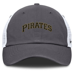 Pittsburgh Pirates Nike Wordmark Club Adjustable Trucker Hat - MLB