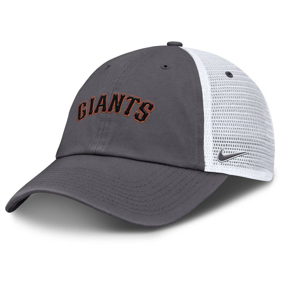 San Francisco Giants Nike Wordmark Club Adjustable Trucker Hat - MLB