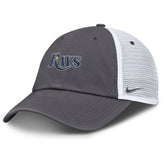 Tampa Bay Rays Nike Wordmark Club Adjustable Trucker Hat - MLB