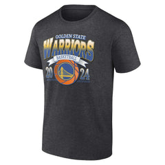 Golden State Warriors Fast Break Finisher T-Shirt Charcoal - NBA
