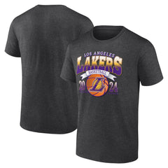 Los Angeles Lakers Fast Break Finisher T-Shirt Charcoal - NBA