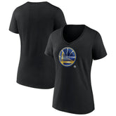 Golden State Warriors Women's Midnight Mascot V-Neck T-Shirt Black - NBA