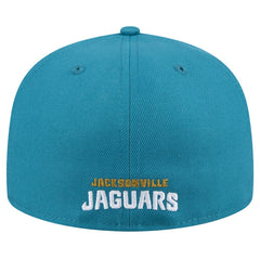 Jacksonville Jaguars New Era Throwback Logo Omaha 59FIFTY Fitted Hat Teal | NFL