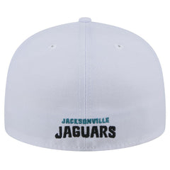 Jacksonville Jaguars New Era Throwback Logo Omaha 59FIFTY Fitted Hat White | NFL