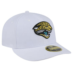 Jacksonville Jaguars New Era Throwback Logo Omaha Low Profile 59FIFTY Fitted Hat White | NFL