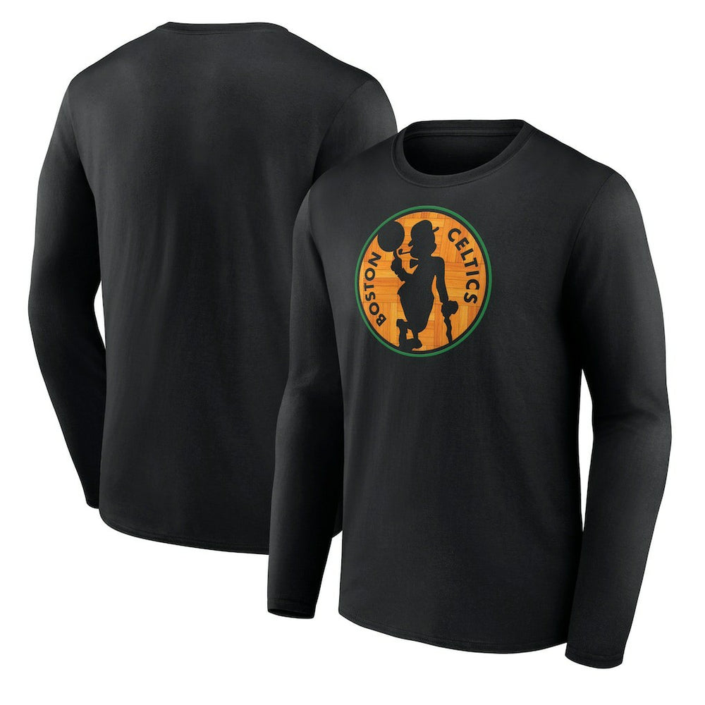 Boston Celtics Hardwood Long Sleeve T-Shirt Black - NBA