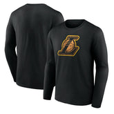 Los Angeles Lakers Hardwood Long Sleeve T-Shirt Black - NBA